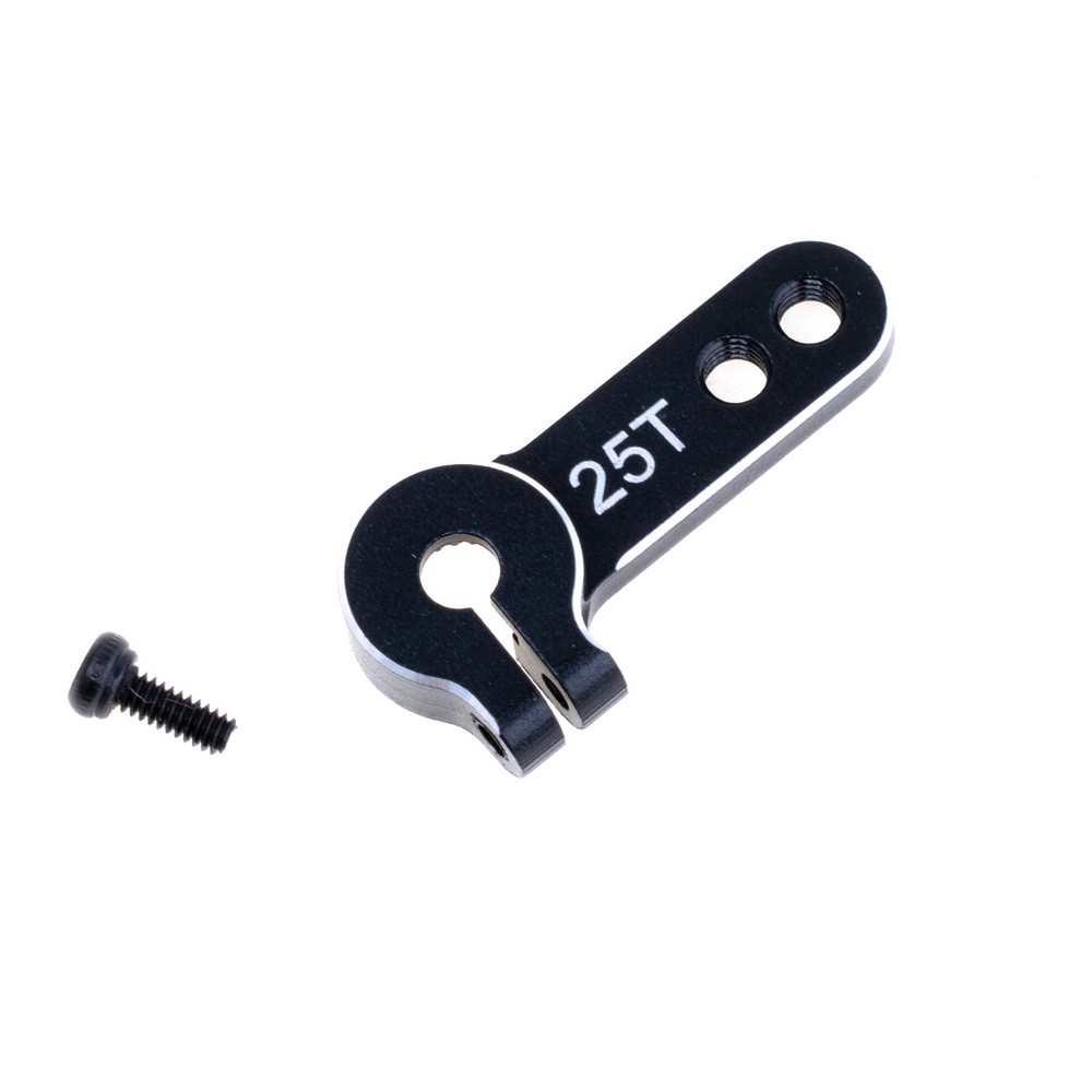 Hebel für Servo schwarz 25T, M-080 Hebel für Servo schwarz 25T, M-080
