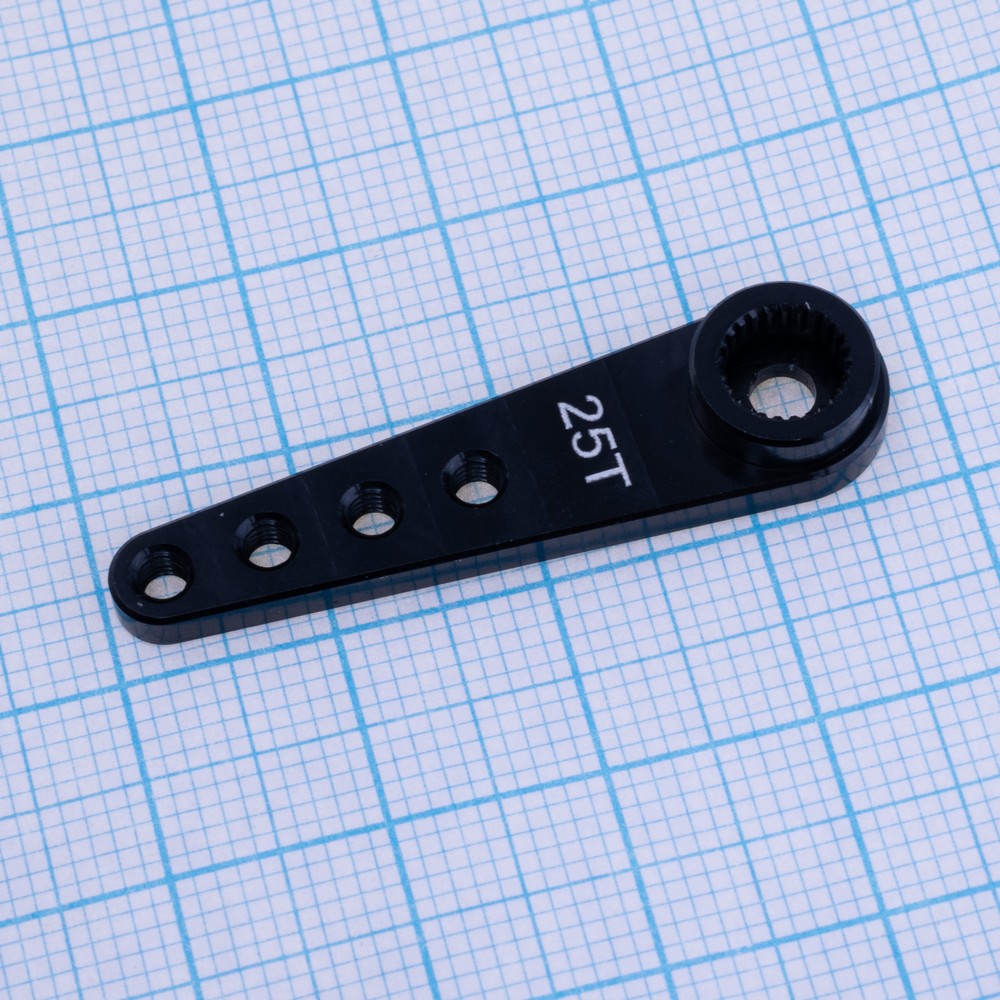 Важіль для серво 25T чорний Важіль для серво 25T чорний