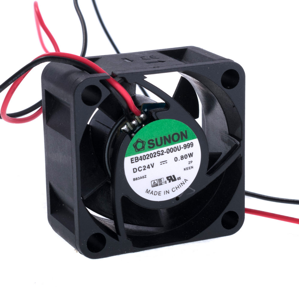 Axiallüfter Ventilator Sunon 40x40x20mm 24VDC 21dB 13m³/h 6200U/min EB40202S2-999 (KD2404PKS2) Axiallüfter Ventilator Sunon 40x40x20mm 24VDC 21dB 13m³/h 6200U/min EB40202S2-999 (KD2404PKS2)