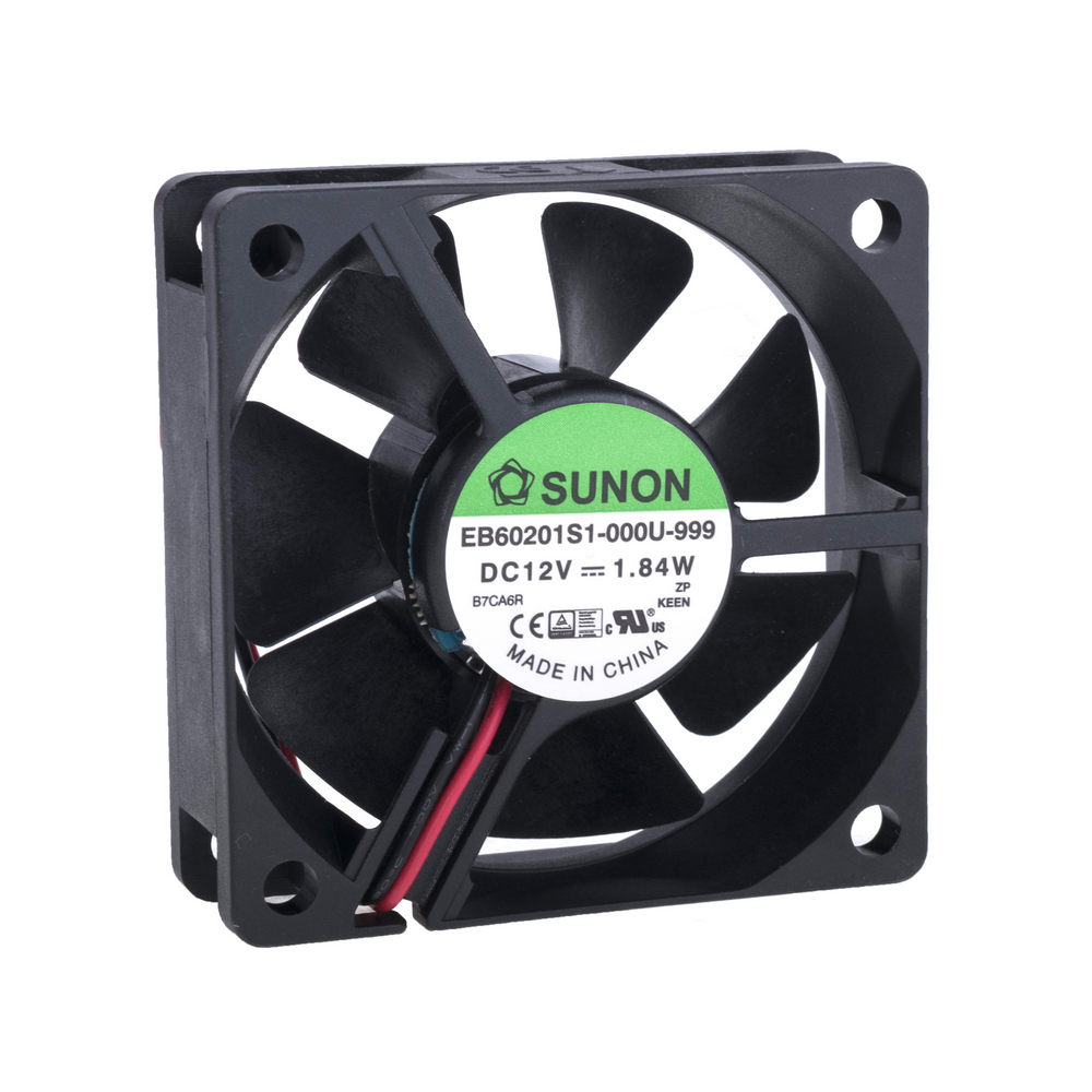 Lüfter Sunon 60x60x20mm 12VDC Axial 33,5dB 1,84W Gleitlager EB60201S1-999 (Analoge KD1206PKS1 ) Lüfter Sunon 60x60x20mm 12VDC Axial 33,5dB 1,84W Gleitlager EB60201S1-999 (Analoge KD1206PKS1 )