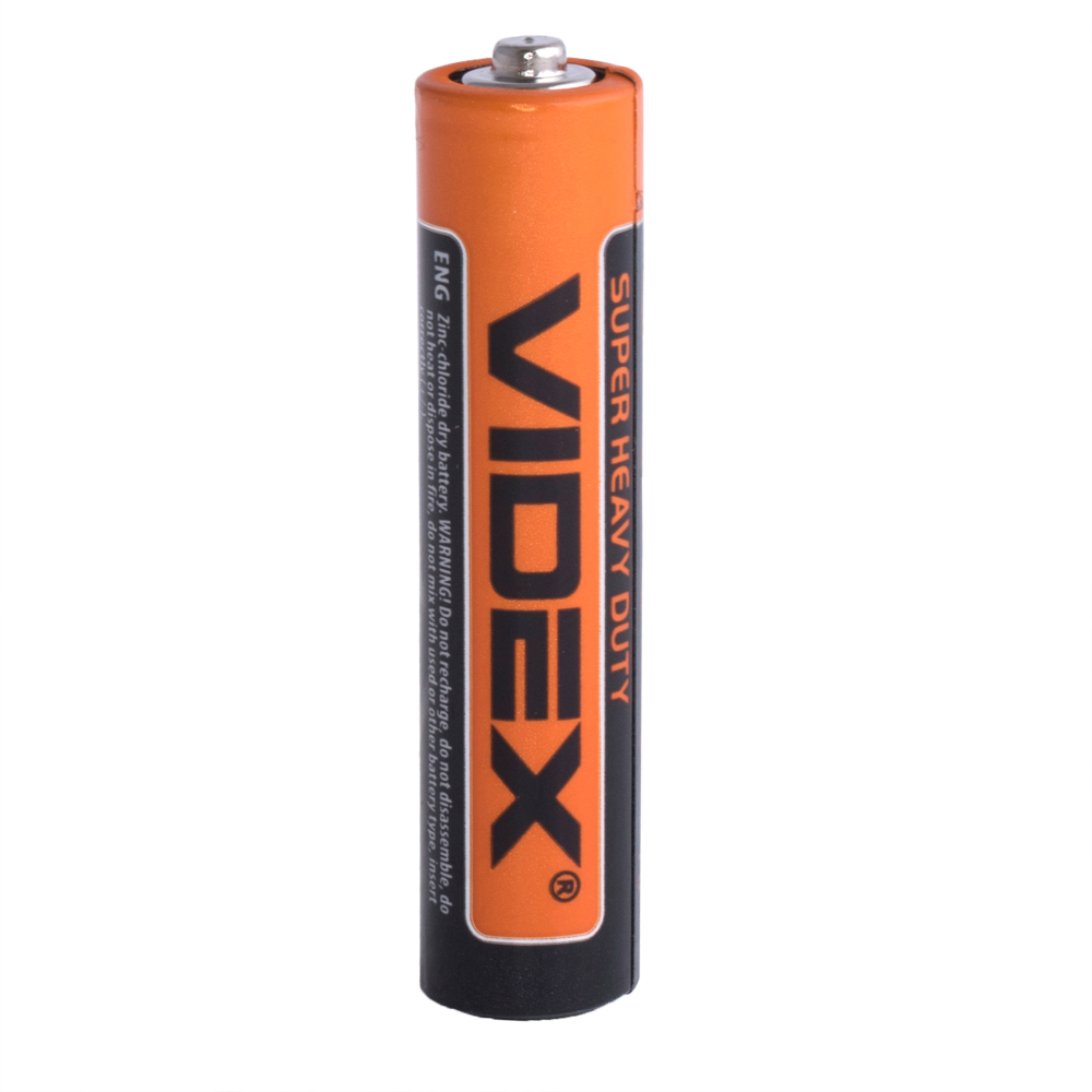 Батарейка VIDEX AAA/R03P, 1.5V солевая Батарейка VIDEX AAA/R03P, 1.5V солевая