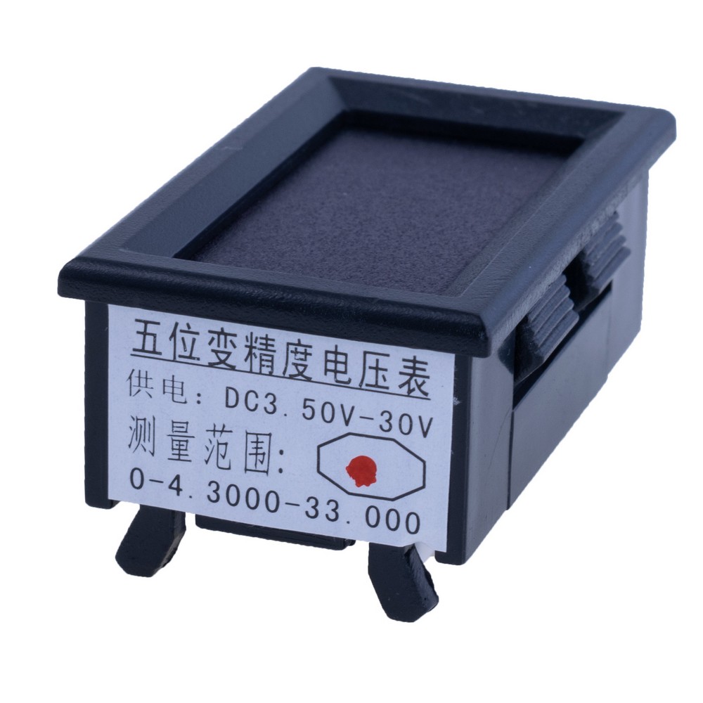 Вольтметр на панель 0.36" (червоний)