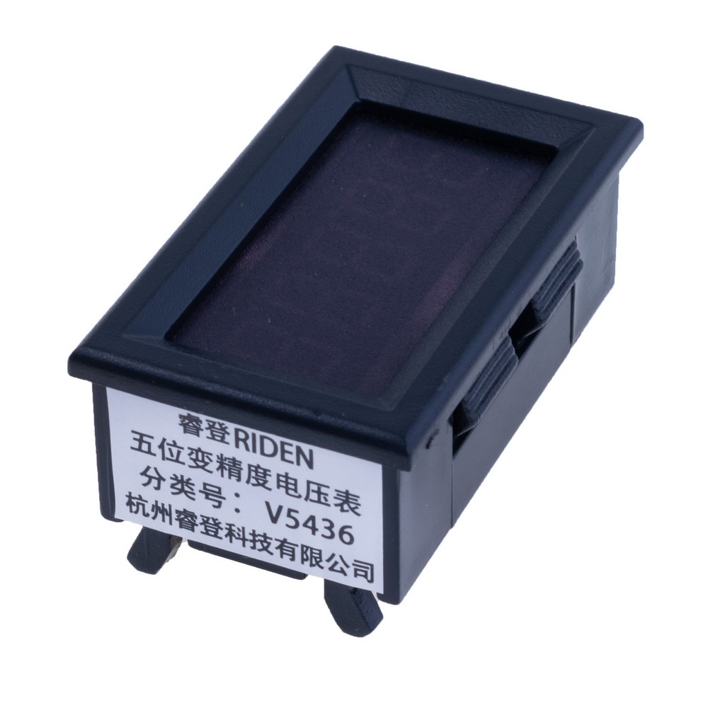 Вольтметр на панель 0.36" (жовтий)