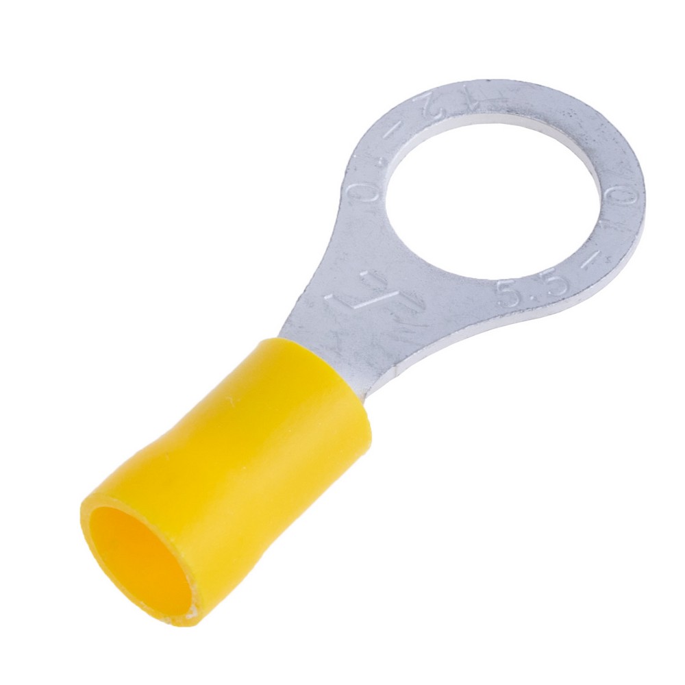 VR5-10 (ST-085/Y Spitze Ring- Isolierung; M10; O:10,5mm; 4?6mm2) VR5-10 (ST-085/Y Spitze Ring- Isolierung; M10; O:10,5mm; 4?6mm2)