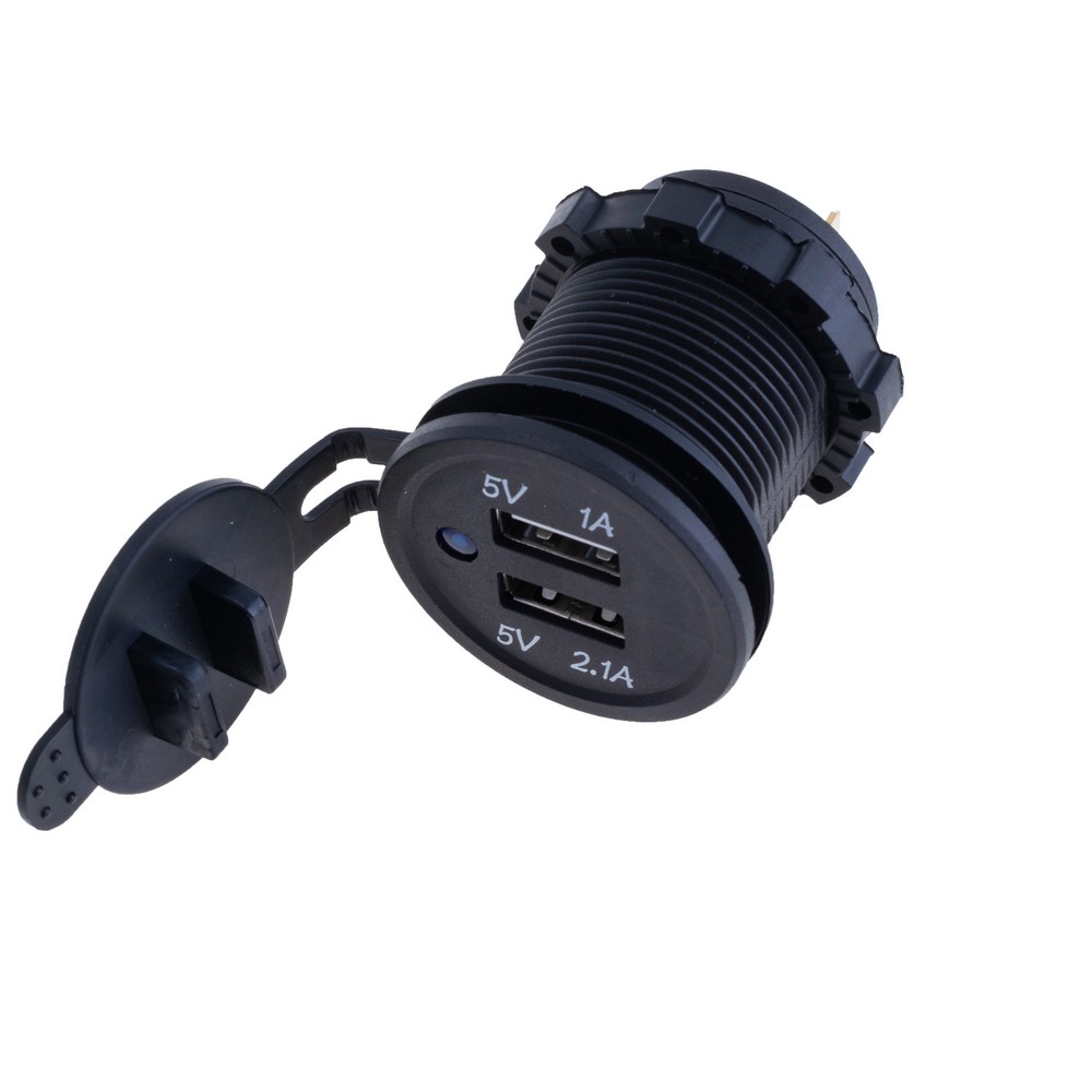 Вбудовуваний зарядний пристрій 2 USB-A, 5V/3,1A, DS2013