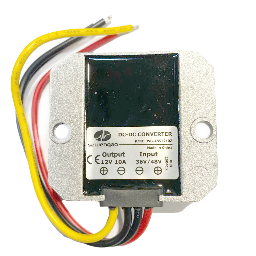 DC/DC перетворювач 48V (30-60V) в 12V/10A