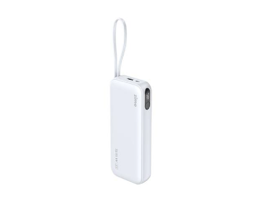 Power Bank Z1 20000mAh 74Wh (12000mAh @ 5V/3A) 55W max White (zime) Power Bank Z1 20000mAh 74Wh (12000mAh @ 5V/3A) 55W max White (zime)