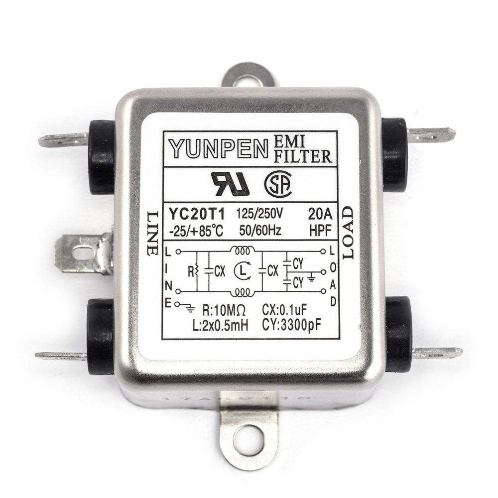 IEC-Netzfilter Yunpen YC20T1 20A IEC-Netzfilter Yunpen YC20T1 20A