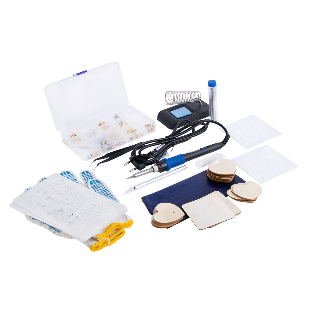 Выжигатель по дереву YIHUA 928D I 60W TOOL KIT SET C + 115 предметов