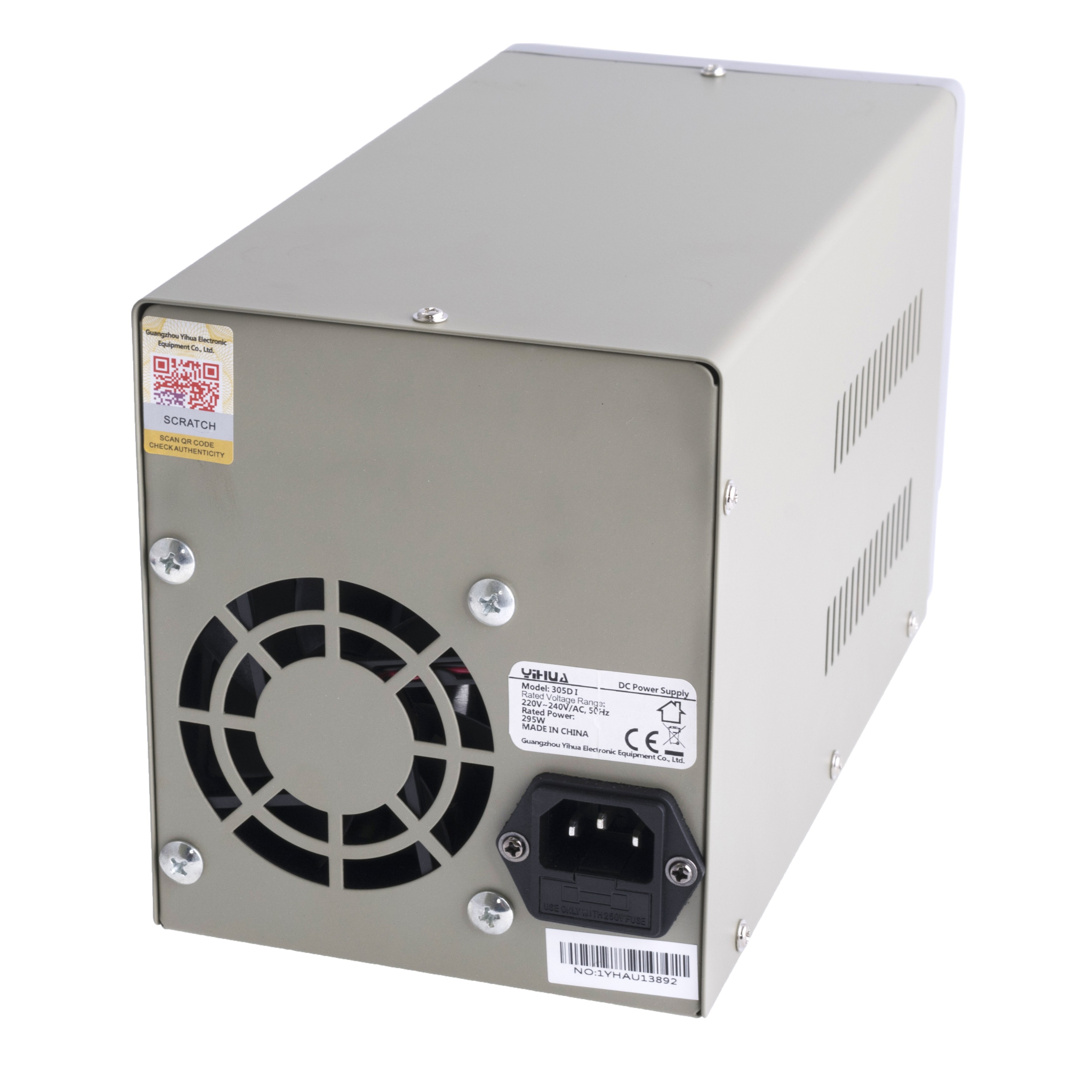 Блок живлення лабораторний 150W, 0-30VDC, YIHUA 305D I. Уцінка: пошкоджений корпус, не впливає на роботу.