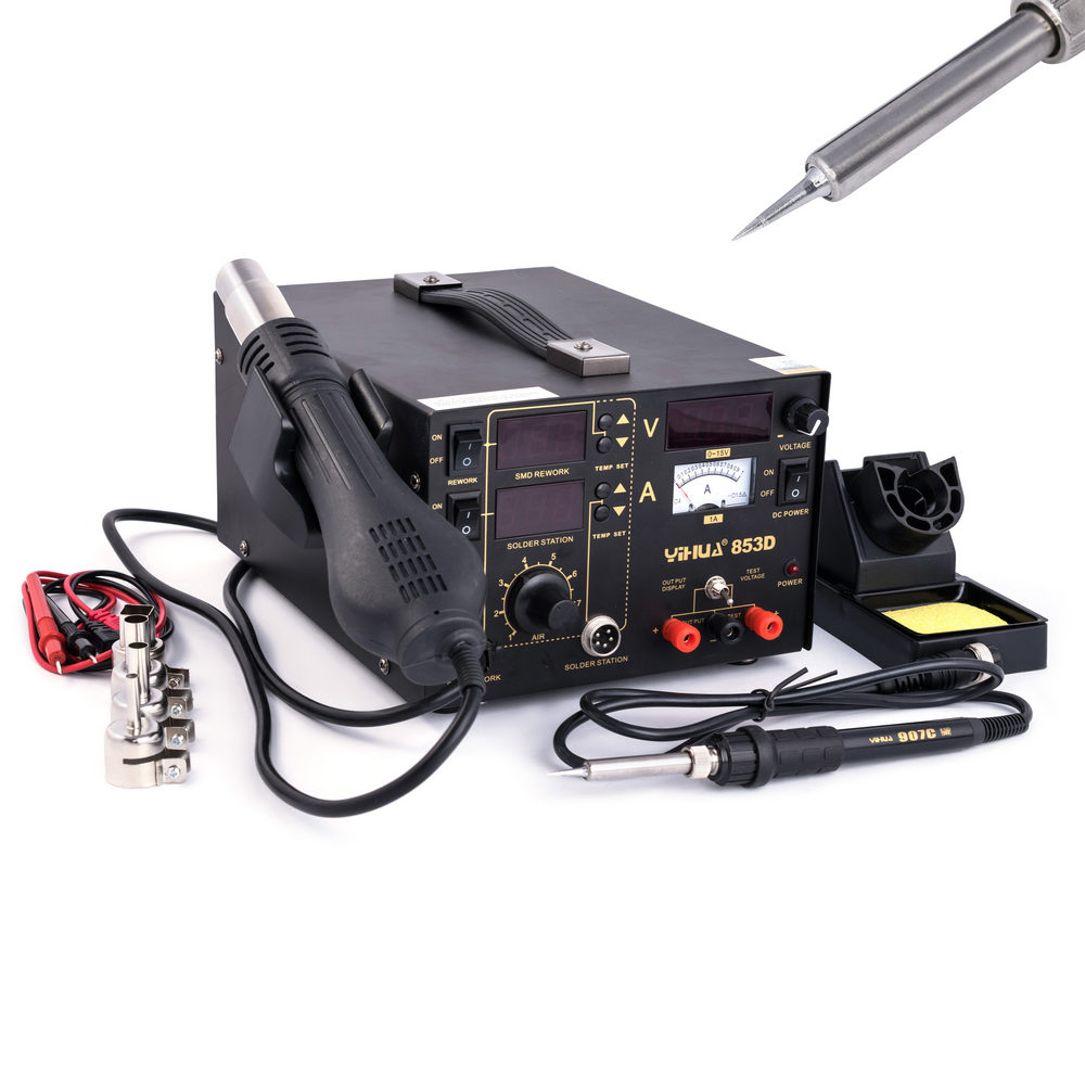 YiHUA 853D 1A УЦЕНКА, отсутствует упаковочная коробка YiHUA 853D 1A УЦЕНКА, отсутствует упаковочная коробка
