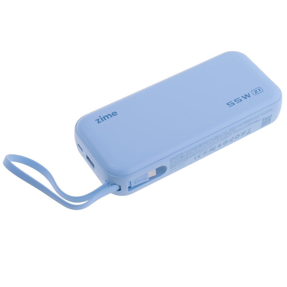 Power Bank Z1 20000mAh 74Wh (12000mAh @ 5V/3A) 55W max Blue (zime)