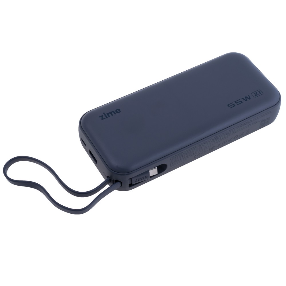 Power Bank Z1 20000mAh 74Wh (12000mAh @ 5V/3A) 55W max Black (zime)