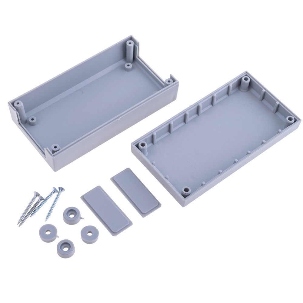 Z36 корпус сірий, 124,8х66,2х41,2мм, Kradex