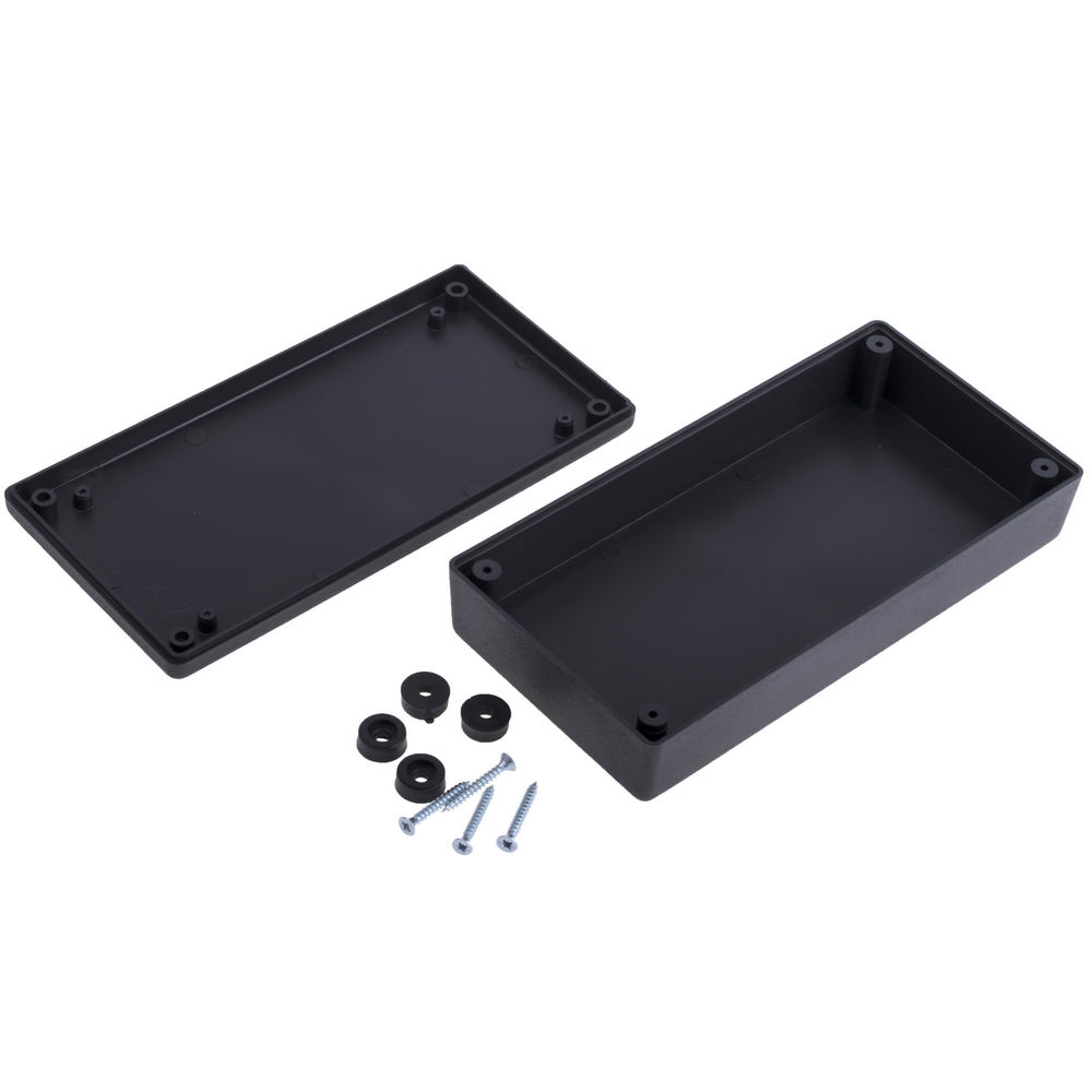 Z38 PS (Kradex) Gehause, schwarz, 36x84x170mm, Satz Z38 PS (Kradex) Gehause, schwarz, 36x84x170mm, Satz