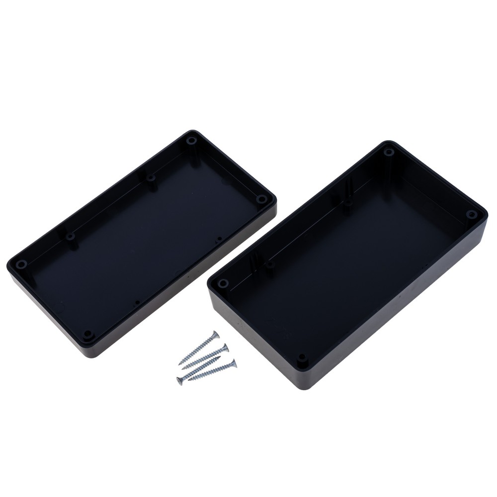 Z78 ABS (Kradex) Gehäuse, schwarz, 42.5x84.5x154mm, Satz Z78 ABS (Kradex) Gehäuse, schwarz, 42.5x84.5x154mm, Satz