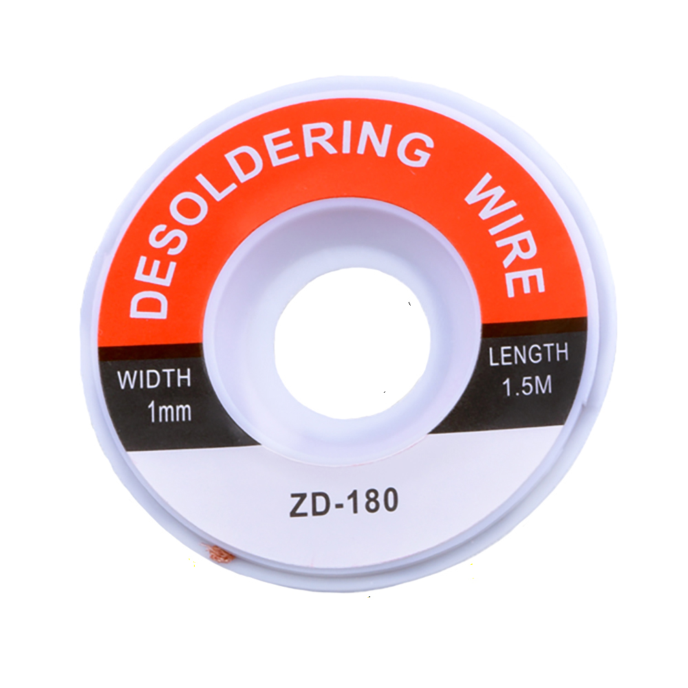 Entlötlitzen ZD-180 Rollenlänge 1,5m 1,0mm Entlötlitzen ZD-180 Rollenlänge 1,5m 1,0mm