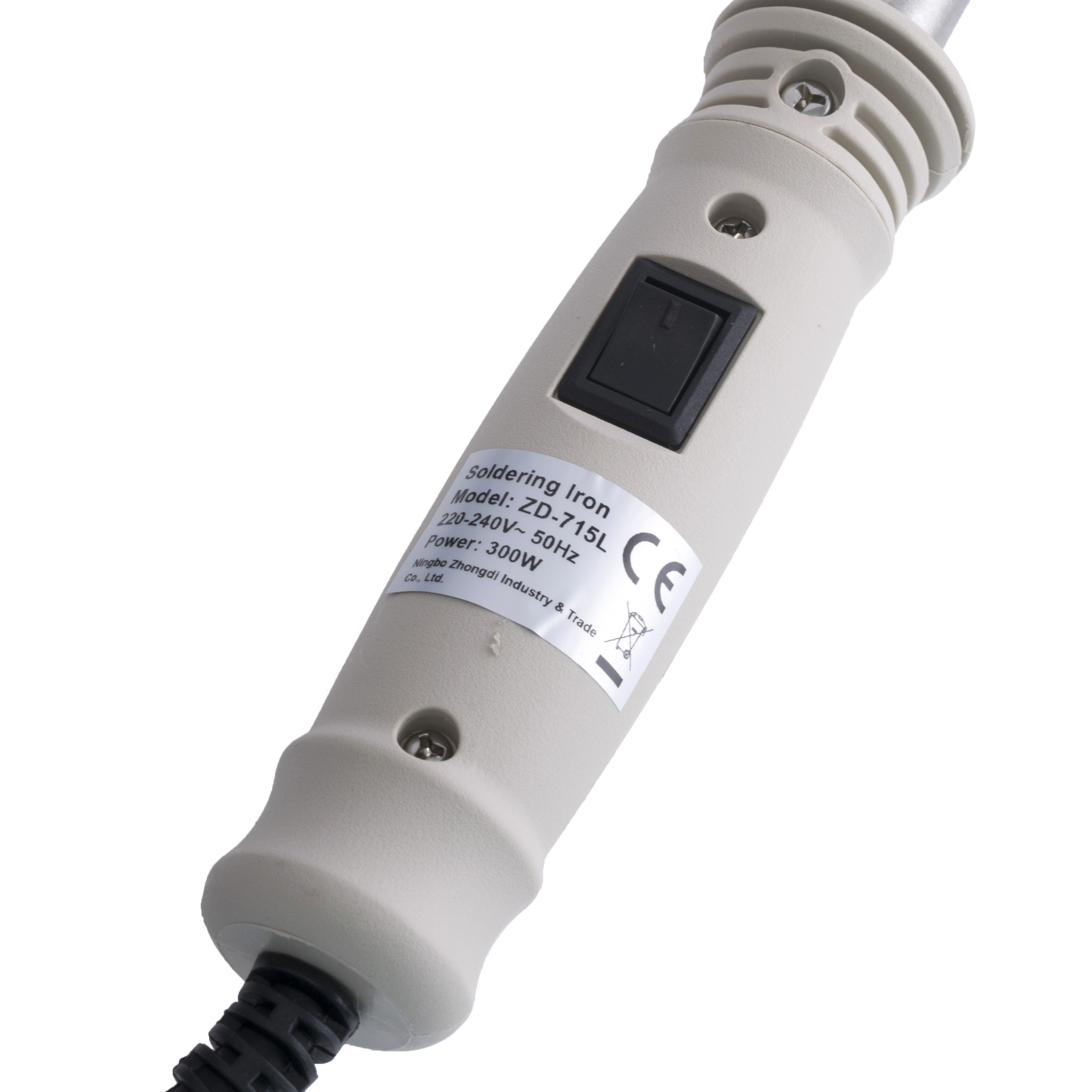 Lötkolben mit Taster ZD-715L, 300 W, 220 V, Eurostecker Lötkolben mit Taster ZD-715L, 300 W, 220 V, Eurostecker