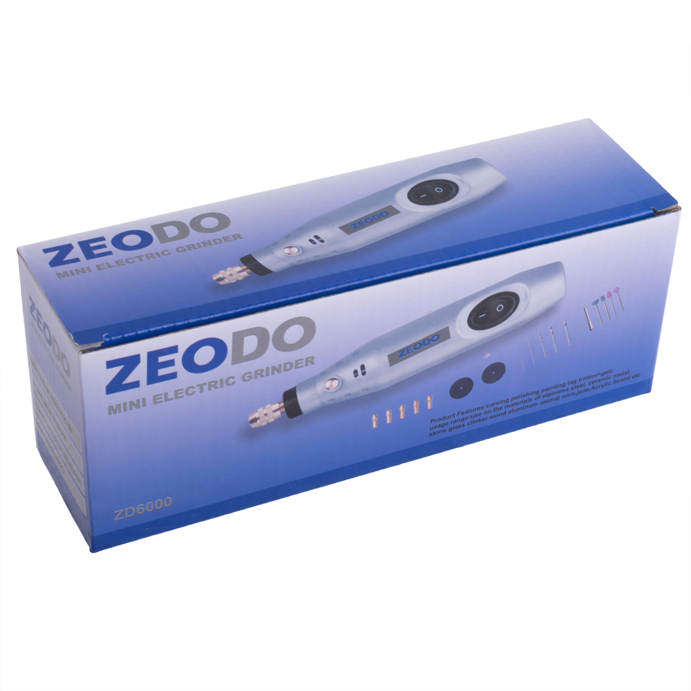 Дрель миниатюрная,гравер Zeodo ZD6000