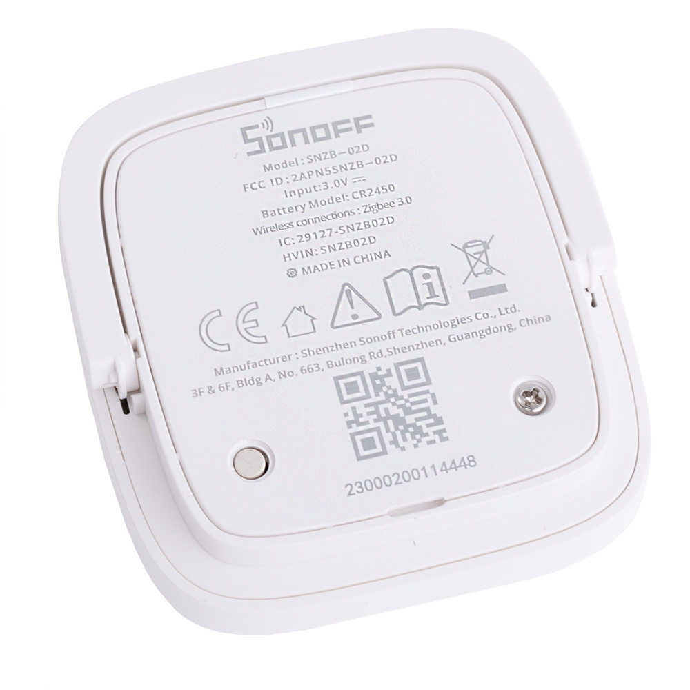 Zigbee термометр SNZB-02D с экраном (6920075740004, Sonoff)