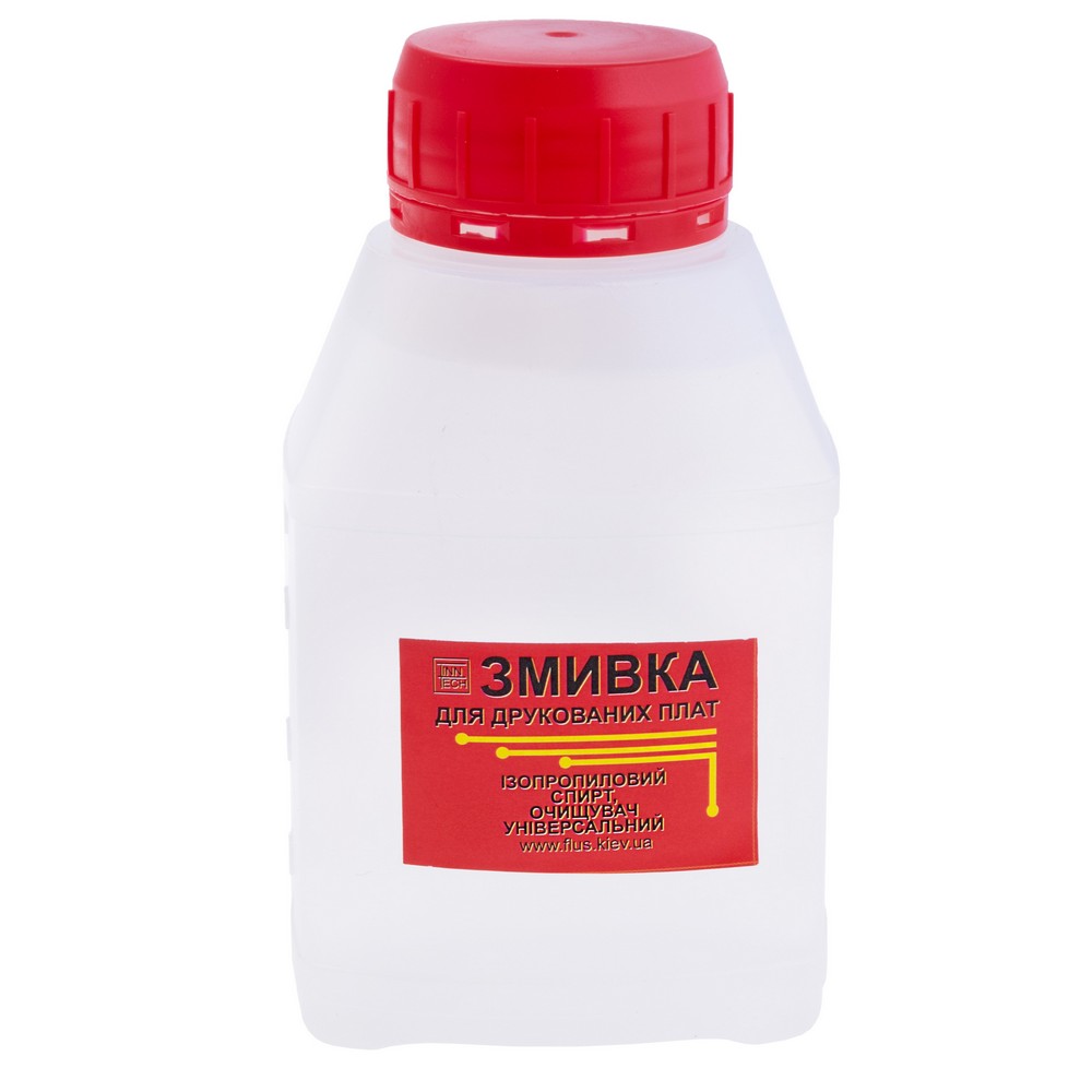 Смывка для печатных плат 250мл (изопропиловый спирт)