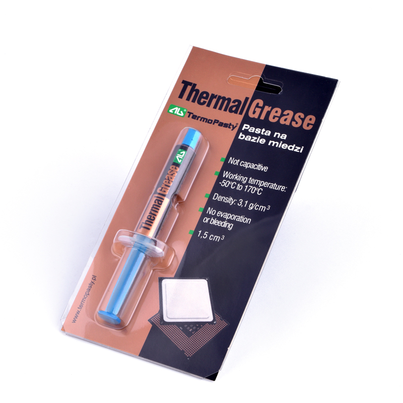 Wärmeleitpaste auf Kupferbasis Spritze 1,5ml 3,1W/mK -50..170°C CPU/GPU Kühlung Wärmeleitpaste auf Kupferbasis Spritze 1,5ml 3,1W/mK -50..170°C CPU/GPU Kühlung