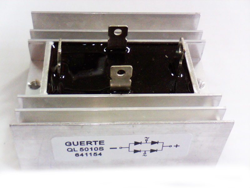Einphasig-Brückengleichrichter Guerte QL5010S 50A 1000V Einphasig-Brückengleichrichter Guerte QL5010S 50A 1000V