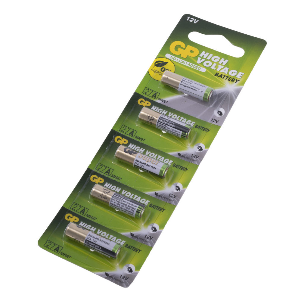 27A MN27 Batterie alkalisch, GP (fur FB und Auto-Alarmanlagen) (27A-U5) 27A MN27 Batterie alkalisch, GP (fur FB und Auto-Alarmanlagen) (27A-U5)