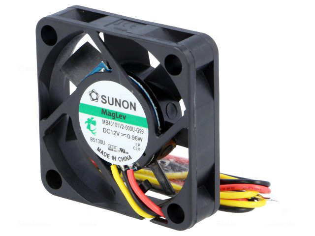 Ventilator 40x40x10, 12V, (MB40101V2-G99) Ventilator 40x40x10, 12V, (MB40101V2-G99)