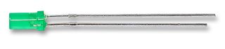 LED 3mm grün 568nm, 100° (L-424GDT Kingbright) LED 3mm grün 568nm, 100° (L-424GDT Kingbright)