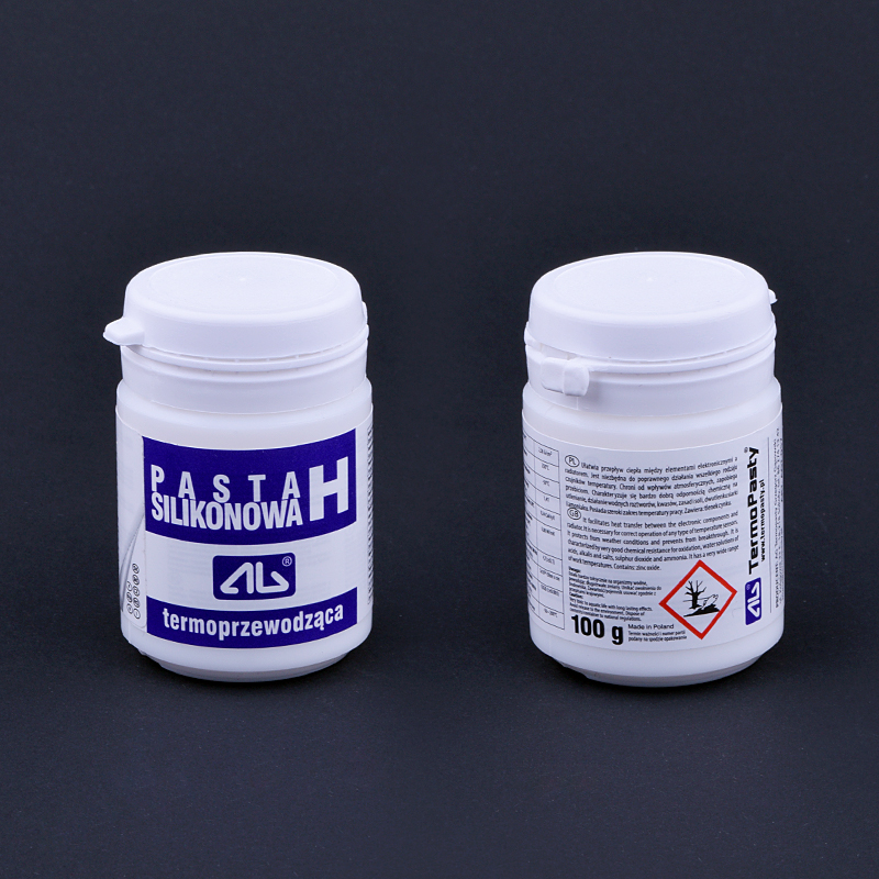 100g Wärmeleitpaste Silicon Paste H 0,88W/mK –50°C…200°C 100g Wärmeleitpaste Silicon Paste H 0,88W/mK –50°C…200°C
