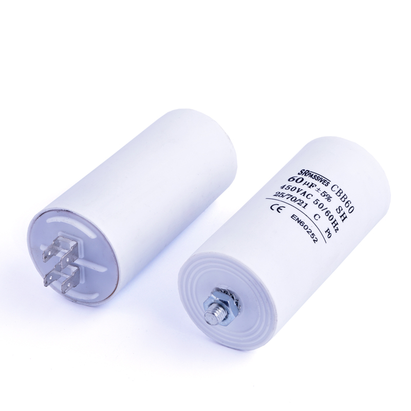 60uF 450VAC ±5% 50x106mm, mit Klemmen 6.3mm (Start-Kondensator) 60uF 450VAC ±5% 50x106mm, mit Klemmen 6.3mm (Start-Kondensator)