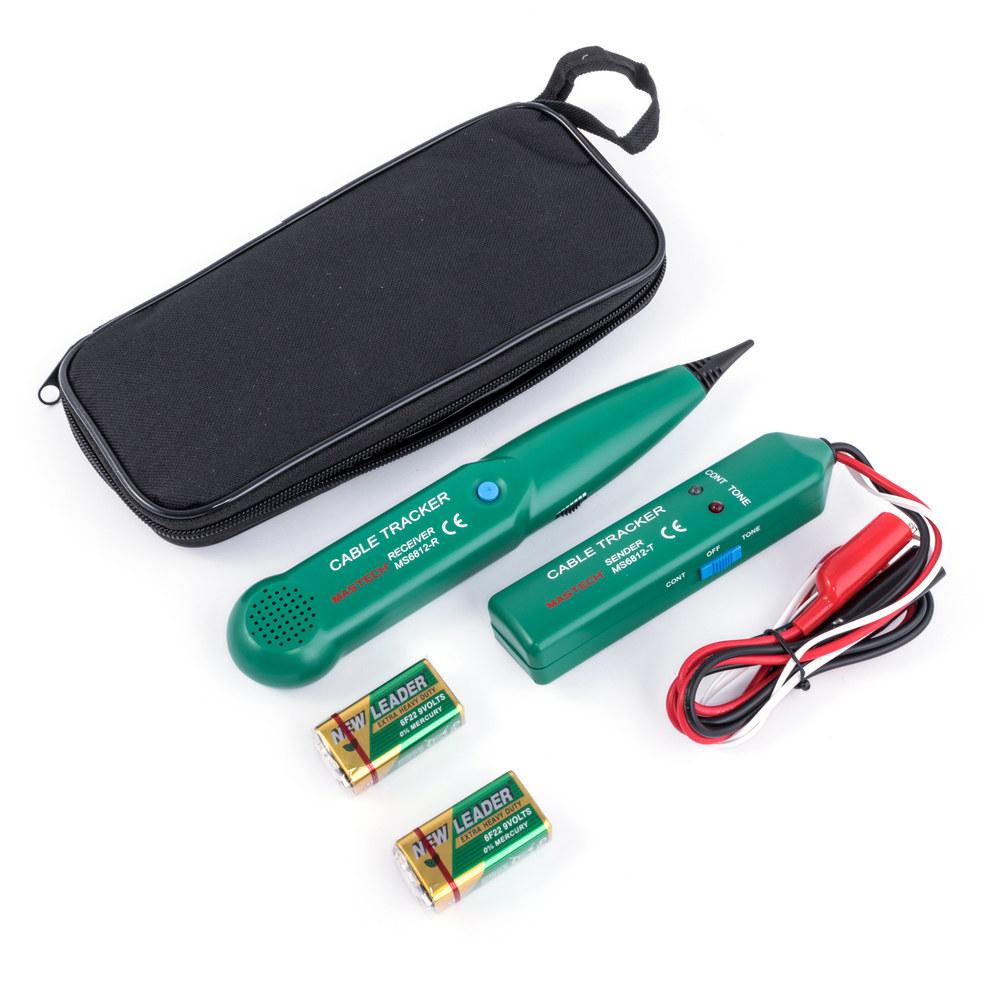 MS6812 Mastech Kabelsucher Kabelfinder mit Batterien Telefonleitungsprüfer
