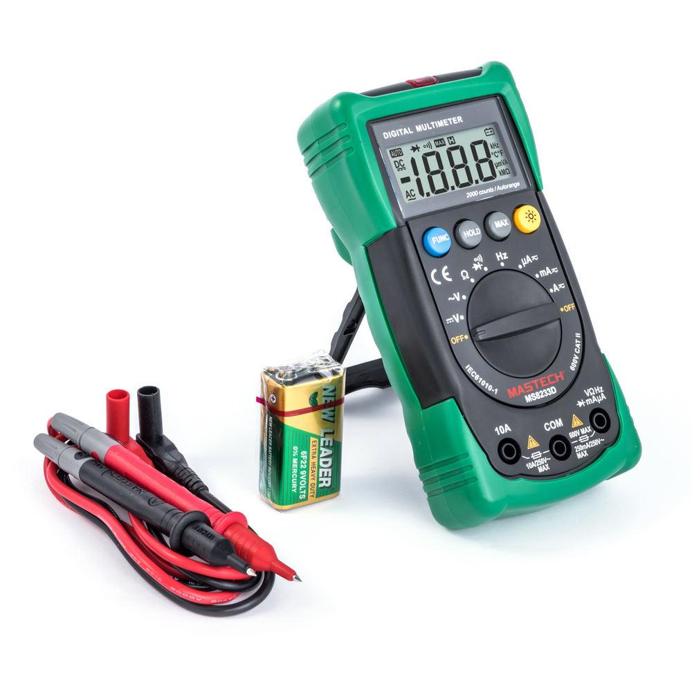 MS8233DMultimeter Digital Mastech 2000 Counts MS8233DMultimeter Digital Mastech 2000 Counts