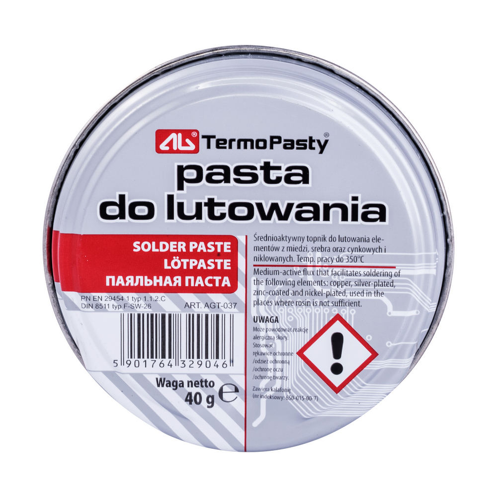 Paste für Lötung Flussmittelpaste Lötpaste RMA 40g PASTA-L-35 40g AGT-037 Paste für Lötung Flussmittelpaste Lötpaste RMA 40g PASTA-L-35 40g AGT-037