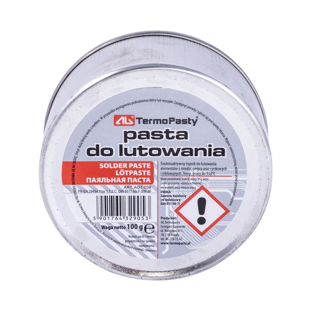 AGT-038 Paste für Lötung AGT-038 Paste für Lötung