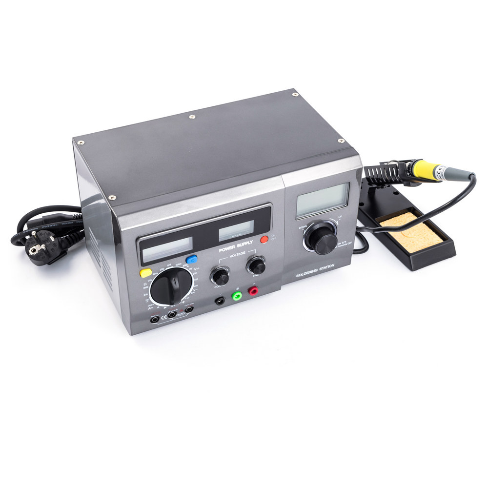 ZD-8901 Kombine 3 in 1 Digitale Lötstation - Multimeter - DC Netzteil Kompakt ZD-8901 Kombine 3 in 1 Digitale Lötstation - Multimeter - DC Netzteil Kompakt