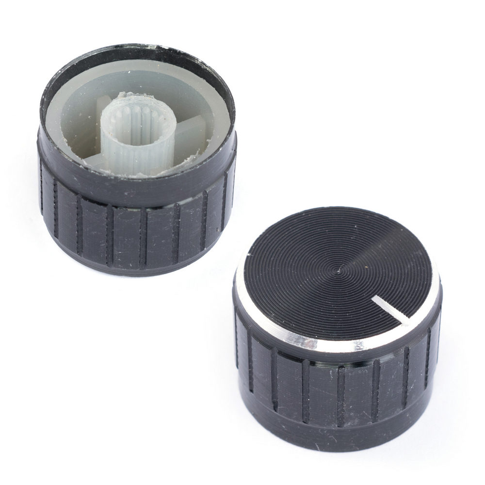 Griff fur Potentiometer AL-PK 23-17 black Griff fur Potentiometer AL-PK 23-17 black