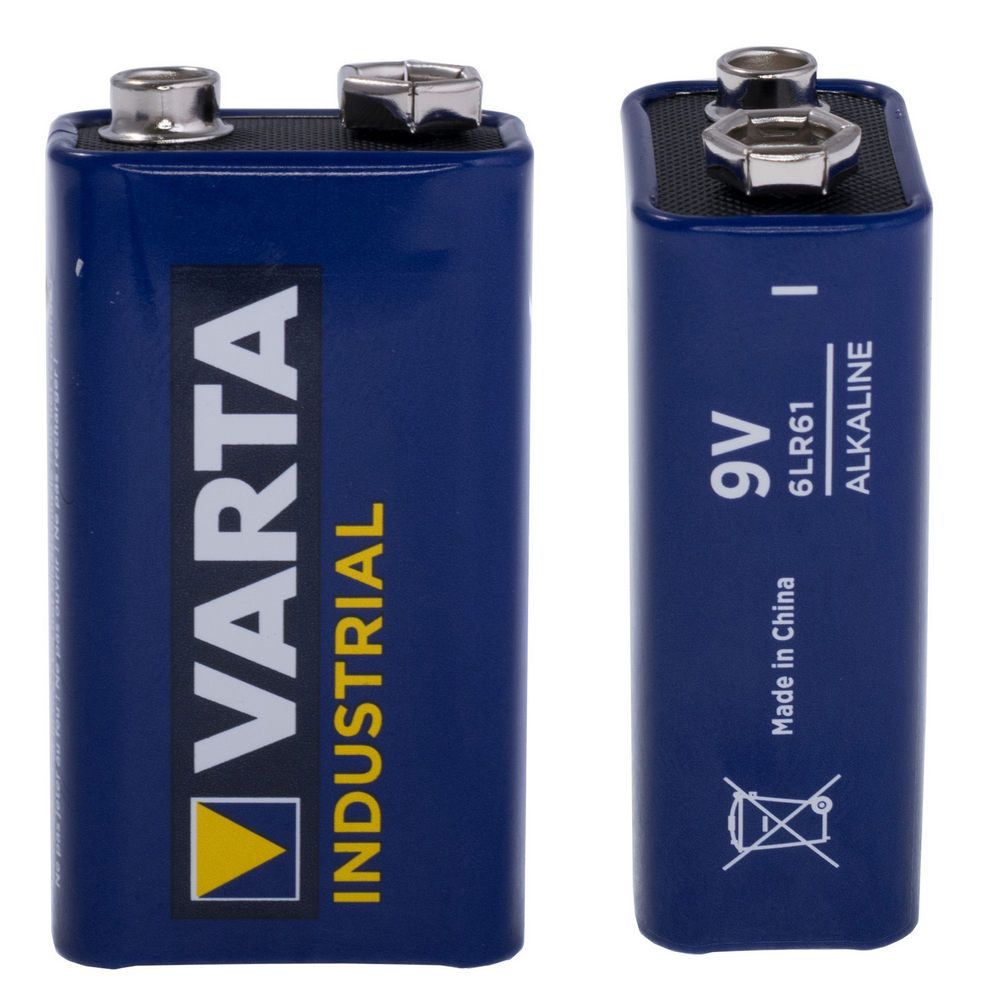 Batterie BAT-6LR61/V  Alkaline,  (Krona), 9V,