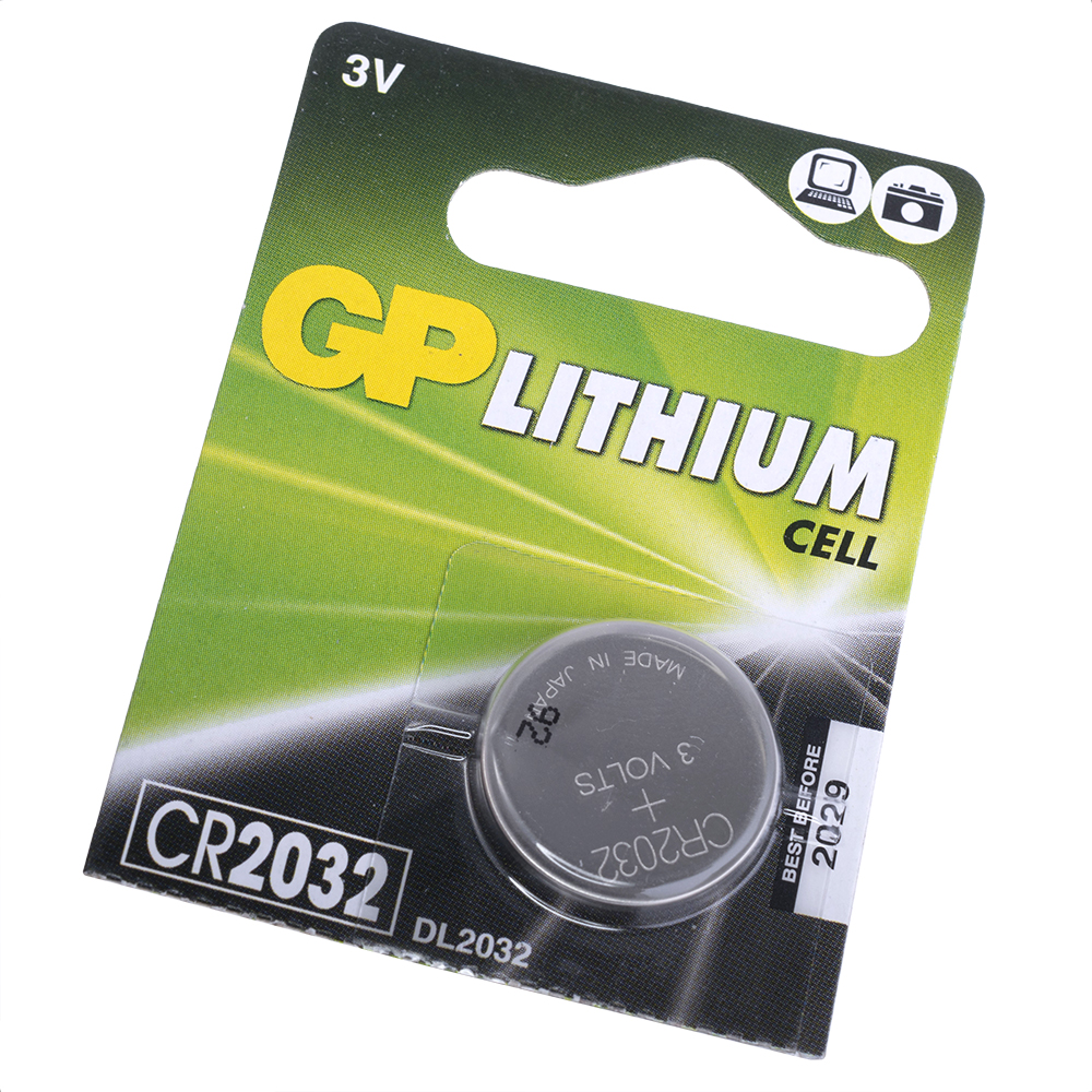 Batt. CR2032 Lithium, 3V, GP, U5