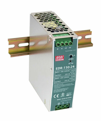 Hutschienennetzteil EDR-150-24 150W 24V Mean Well Hutschienennetzteil EDR-150-24 150W 24V Mean Well
