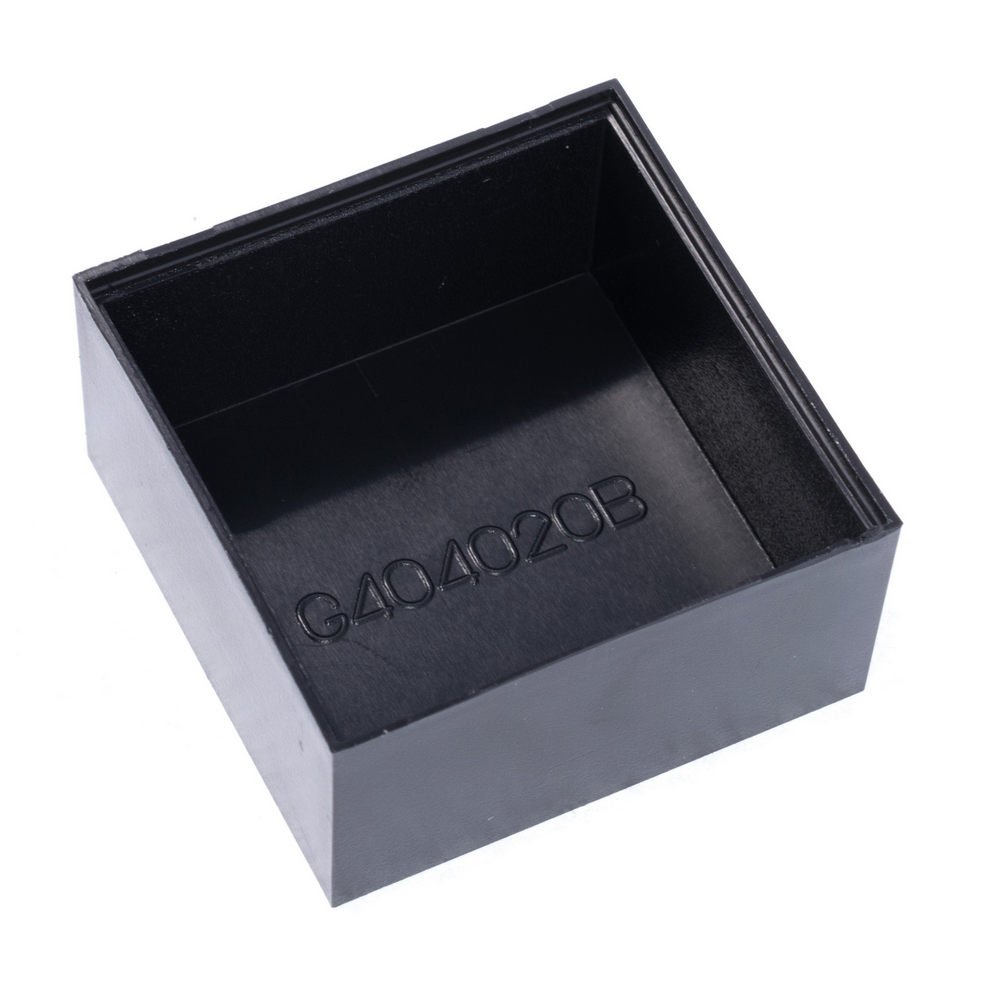 ABS Gehäuse 50х50х25mm Kunststoff-Universal-Gehäuse schwarz G505025B Gainta 
