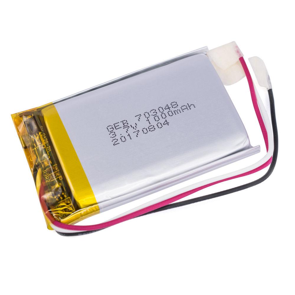 GEB703048LP (Li-Ion, 1000mAh, 3.7V) + PCB + wires GEB703048LP (Li-Ion, 1000mAh, 3.7V) + PCB + wires