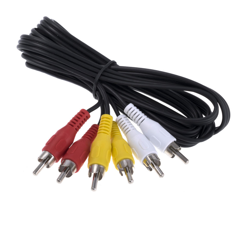 Kabel, Stecker RCA x3,von beiden Seiten, 1,5m (CABLE-521) Kabel, Stecker RCA x3,von beiden Seiten, 1,5m (CABLE-521)
