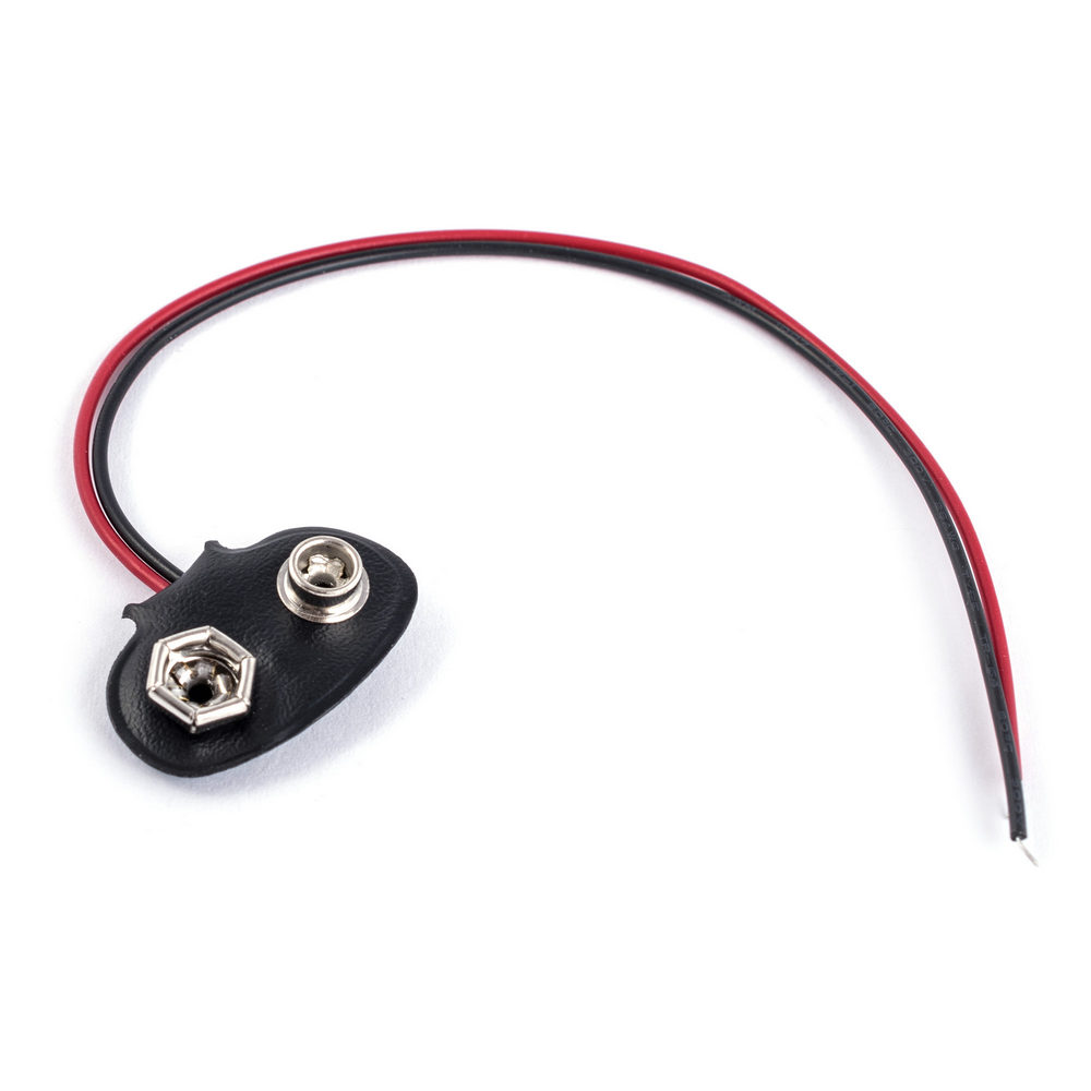 Batterieclip für 9V Block Batterie T-Form mit Anschlußkabel 150 mm (KLS5-BC9V-02-150) Batterieclip für 9V Block Batterie T-Form mit Anschlußkabel 150 mm (KLS5-BC9V-02-150)