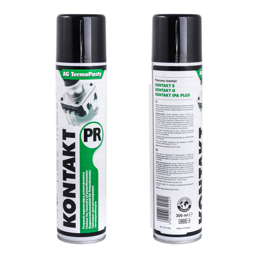 Kontakt PR 300ml Spray Reinigung und Regeneration von Potentiometern Speziell Kontakt PR 300ml Spray Reinigung und Regeneration von Potentiometern Speziell
