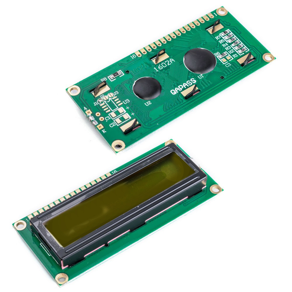 LCD 1602 Hintergrundbeleuchtung - GELB LCD 1602 Hintergrundbeleuchtung - GELB