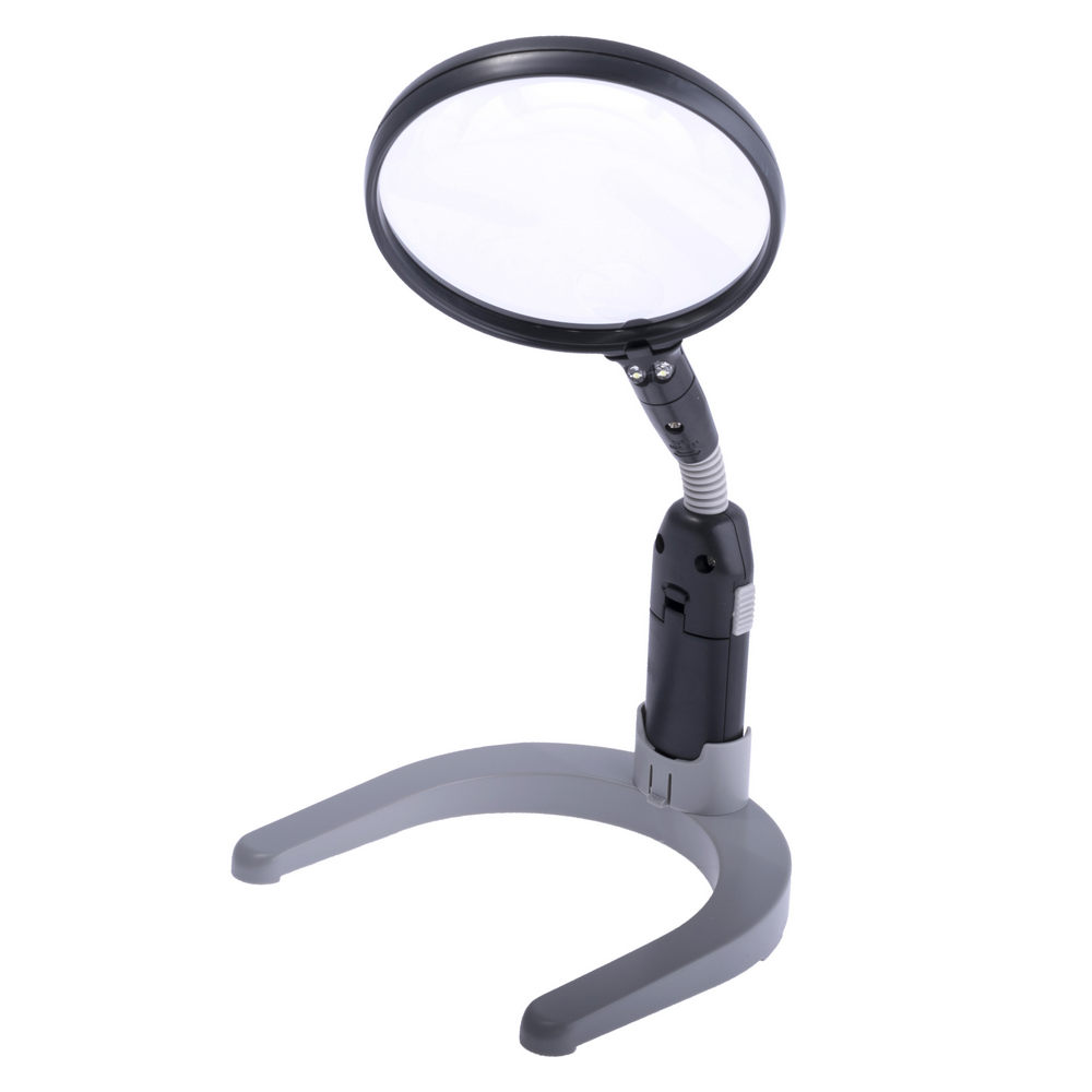 MG83021-1-1 2xLED mit 2/4-fach-Glas-Lupe 2 Standfuß MG83021-1-1 2xLED mit 2/4-fach-Glas-Lupe 2 Standfuß