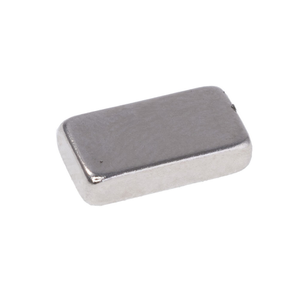 Neodym Magnet, Block 12 x 6 x 3 mm (N48), Ni+Cu+Ni (Nickel)