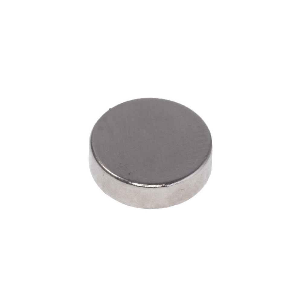 Neodym Magnet, Zylinder Ø10 x 3 mm (N38), vernickelt